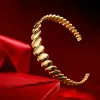 Gold bracelet, 925 sterling silver, gold-plated, simple, fashionable and versatile wrist accessory for ladies Specification image